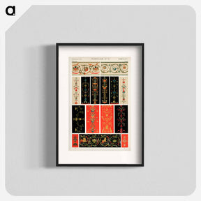 アートポスター-Nineteenth-Century Ornamental Pattern
 - 装飾の文法 Poster.