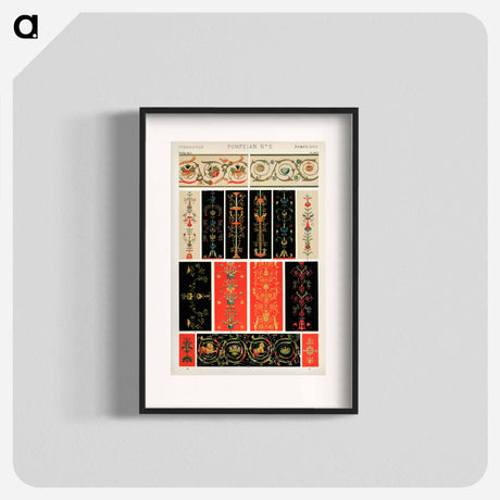 アートポスター-Nineteenth-Century Ornamental Pattern
 - 装飾の文法 Poster.