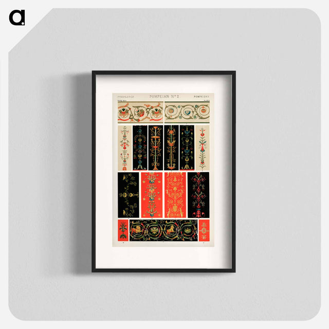 アートポスター-Nineteenth-Century Ornamental Pattern
 - 装飾の文法 Poster.