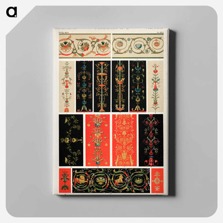 アートパネル-Nineteenth-Century Ornamental Pattern
 - 装飾の文法 Canvas.