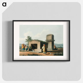 アートポスター-Monument on the Coast of Syria from Views in the Ottoman Dominions, in Europe, in Asia, and some of the Mediterranean islands - オスマン帝国領内の景色 Poster.