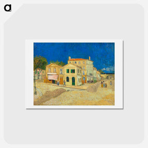アートポストカード-The yellow house - フィンセント ファン ゴッホ Postcard.