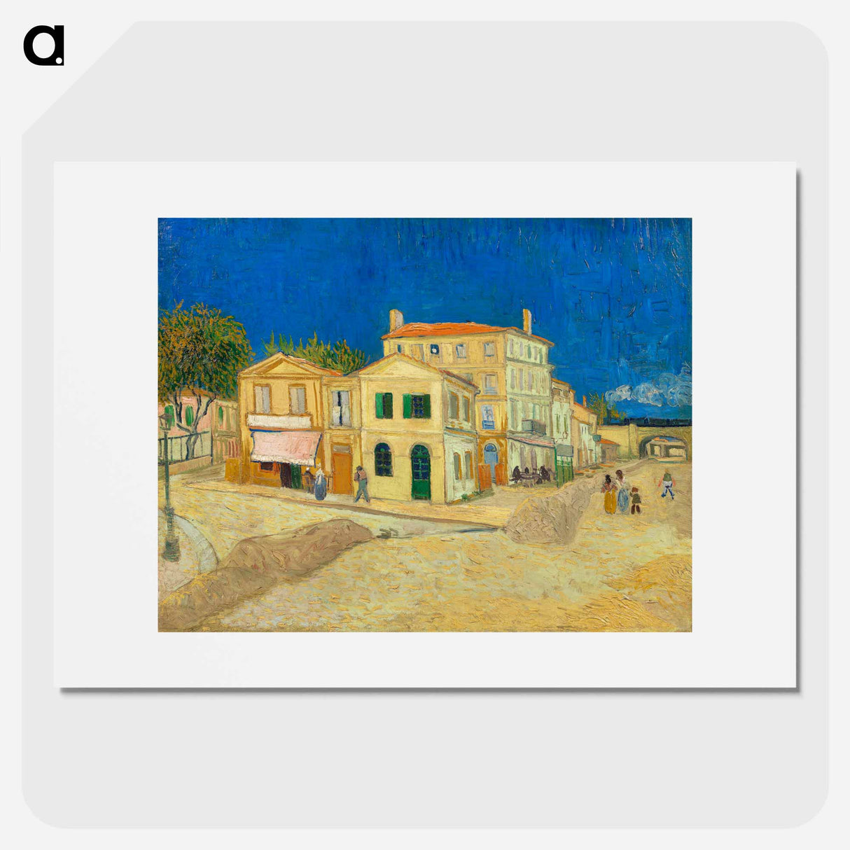 The yellow house - Vincent van Gogh Poster.