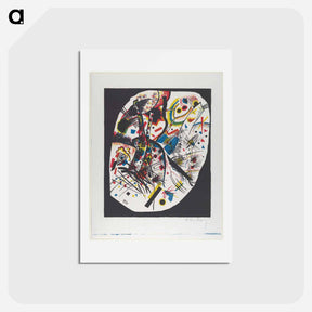 アートポストカード-Kleine Welten III (Small Worlds III) - ワシリー カンディンスキー Postcard.