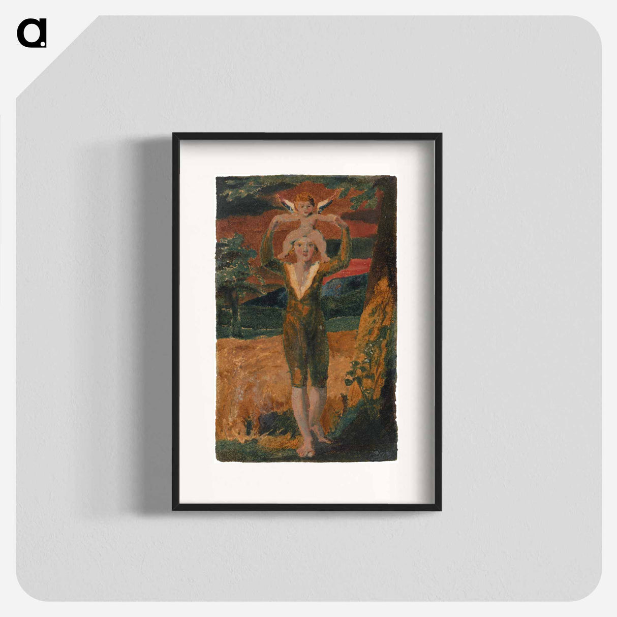 Songs of Innocence and of Experience, Plate 32, Experience Frontispiece - ウィリアム ブレイク Poster.