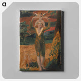 アートパネル-Songs of Innocence and of Experience, Plate 32, Experience Frontispiece - ウィリアム ブレイク Canvas.