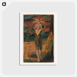 アートポストカード-Songs of Innocence and of Experience, Plate 32, Experience Frontispiece - ウィリアム ブレイク Postcard.