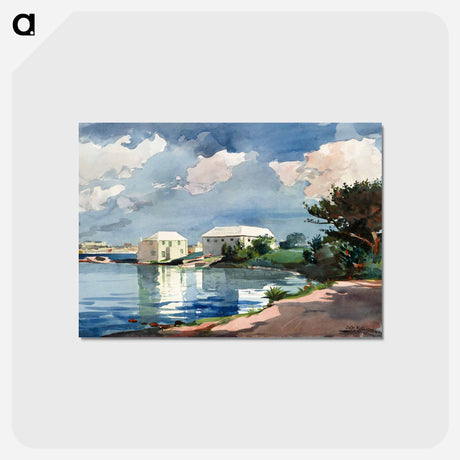 アートポストカード-Salt Kettle, Bermuda - ウィンスロー ホーマー Postcard.