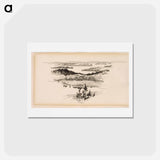 アートポストカード-Heinäkuun viides päivä -runon välivinjetti - アルバート エーデルフェルト Postcard.