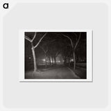 アートポストカード-An Icy Night, New York - アルフレッド スティーグリッツ Postcard.