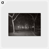 アートポストカード-An Icy Night, New York - アルフレッド スティーグリッツ Postcard.