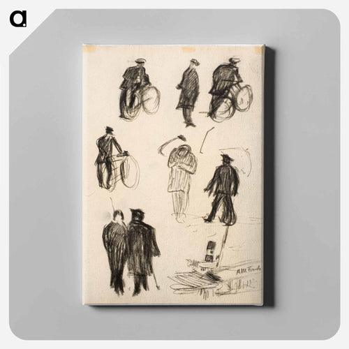 Henkilöharjoitelmia - アルフレッド ウィリアム フィンチ Canvas.