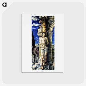 アートポストカード-St. Sebastian - アンドレア マンテーニャ Postcard.