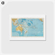 アートポストカード-Stanford's Compendium of Geography and Travel - アンティーク地図 Postcard.