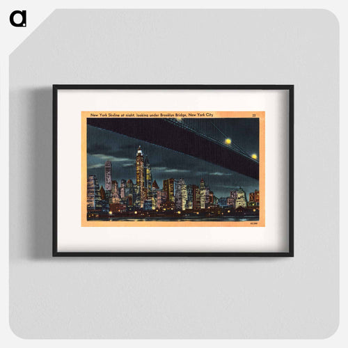 Brooklyn Bridge at Night
 - Boston Public Library Poster.