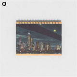 アートメモ帳-Brooklyn Bridge at Night
 - ボストン公共図書館 Memo.