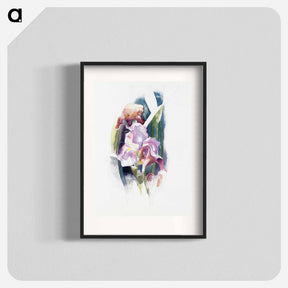 アートポスター-Purple Iris - チャールズ デムス Poster.