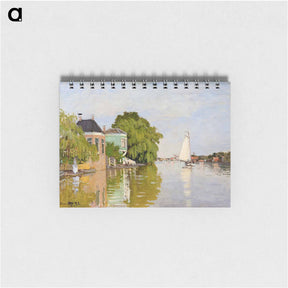 アートメモ帳-Houses on the Achterzaan - クロード モネ Memo.