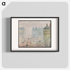 アートポスター-Place du Theatre Francais: Fog Effect
 - ダラス美術館 Poster.