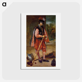 アートポストカード-The Jester Don Juan of Austria - ディエゴ ベラスケス Postcard.