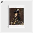 アートポストカード-Berthe Morisot - エドゥアール マネ Postcard.