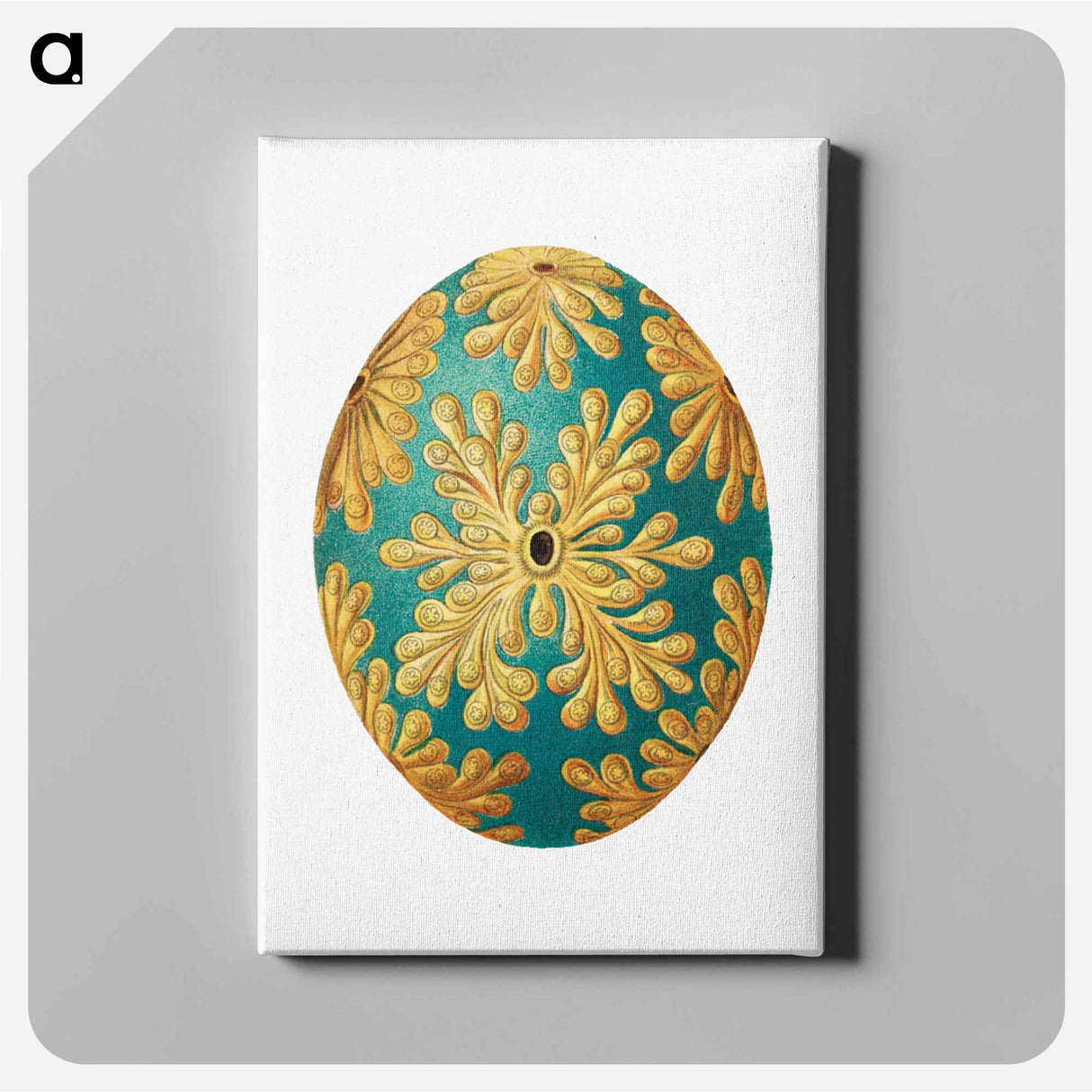 Colorful vintage tunicate illustration - エルンスト ヘッケル Canvas.