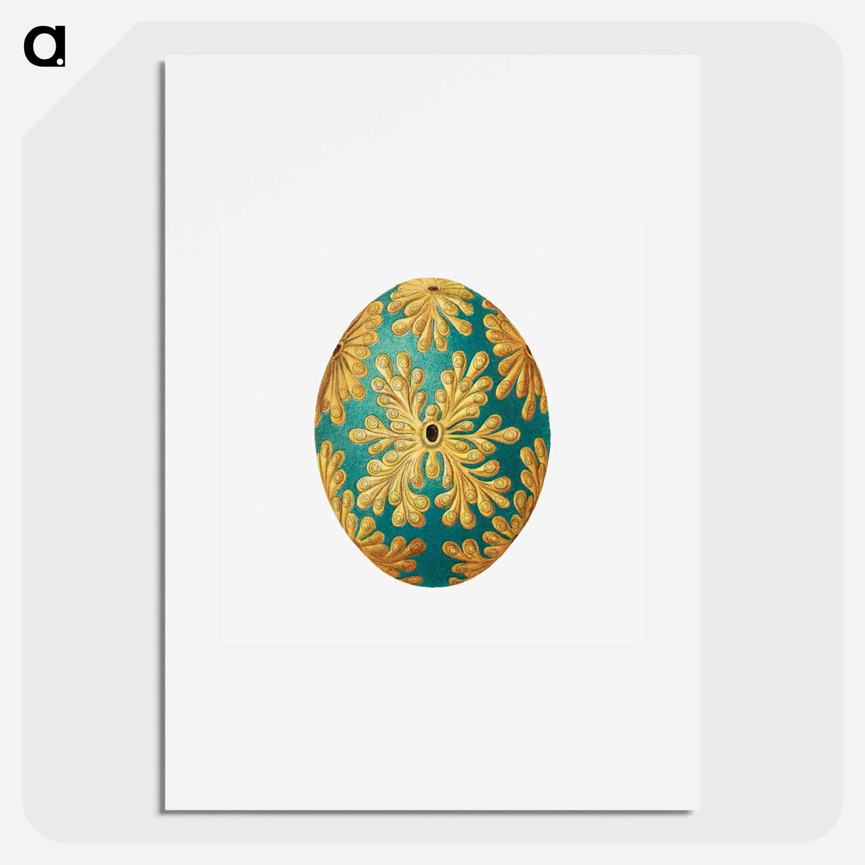 Colorful vintage tunicate illustration - エルンスト ヘッケル Poster.