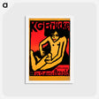 アートポストカード-Poster for the exhibition for the artists' group "Die Brücke" at the Arnold Gallery Dresden - エルンスト ルートヴィヒ キルヒナー Postcard.