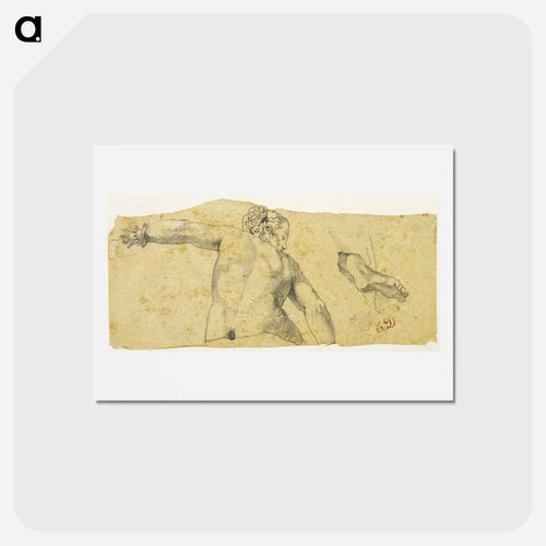 イエロー - ウジェーヌ ドラクロワ Postcard.