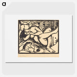 Sleeping Shepherdess - Franz Marc Poster.