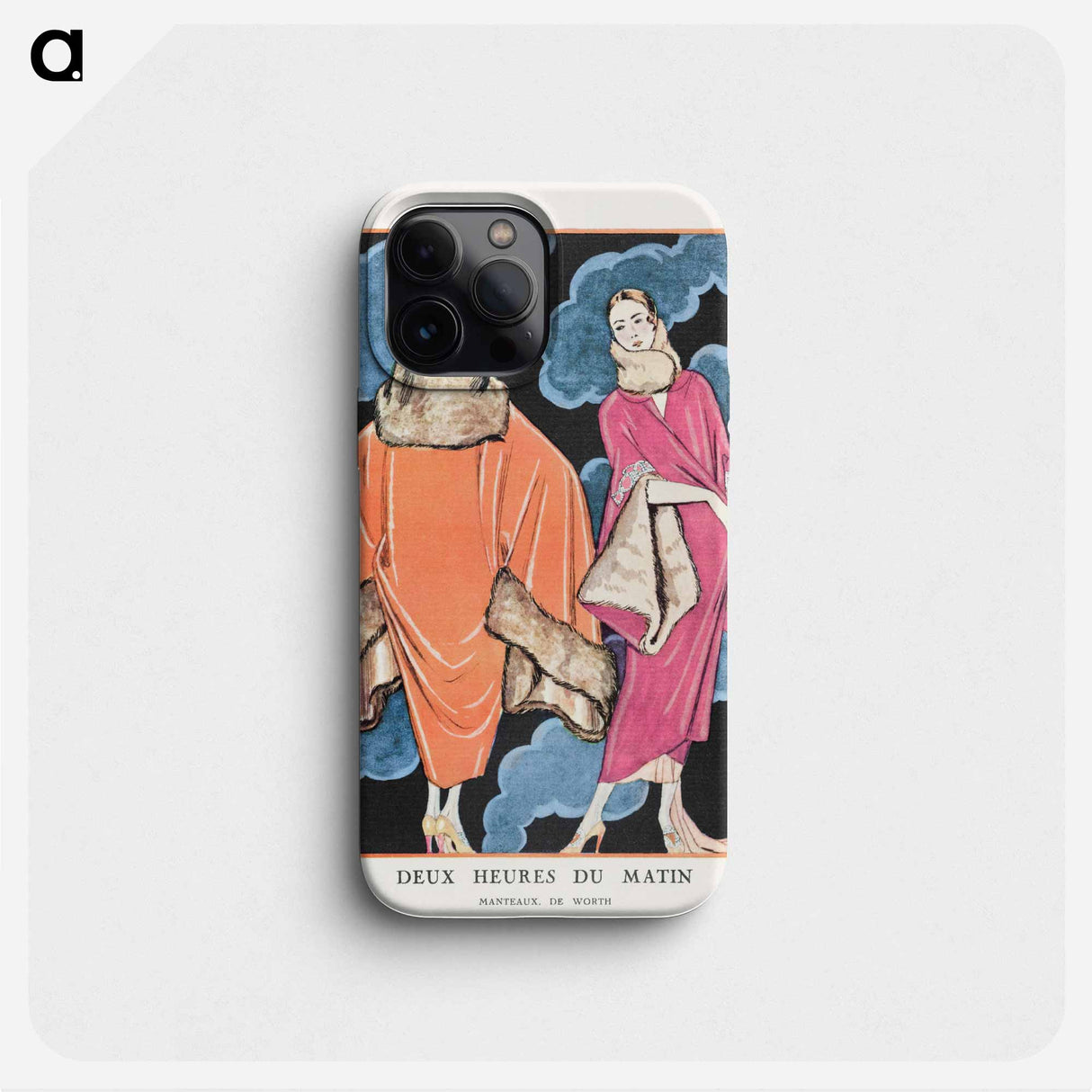 Two heures of the matin / Handbags, worth - Georges Barbier Phone Case.