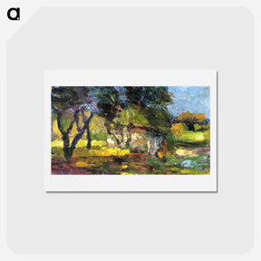 アートポストカード-Landscape, Corsica - アンリ マティス Postcard.