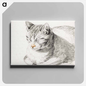 アートパネル-Sketch of a cat - ジャン ベルナール Canvas.