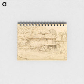 アートメモ帳-Water mill near Vichy - ジャン フランソワ ミレー Memo.