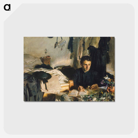 アートポストカード-Padre Sebastiano - ジョン シンガー サージェント Postcard.