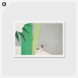 アートポストカード-Sparrow from Momoyogusa–Flowers of a Hundred Generations - 神坂 雪佳 Postcard.