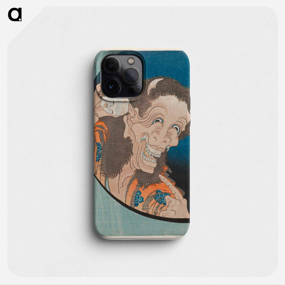 Laughing Demoness - 葛飾 北斎 Phone Case.