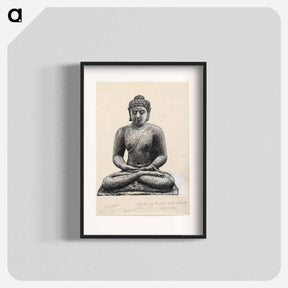 アートポスター-Van Anarchie tot Monarchie: Buddha op de Borobúdur te Java - レオ ヘステル Poster.