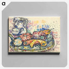 アートパネル-Still Life with Jug - ポール シニャック Canvas.