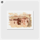 アートポストカード-Avenue du Bois
 - ピエール ボナール Postcard.