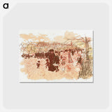 アートポストカード-Avenue du Bois
 - ピエール ボナール Postcard.