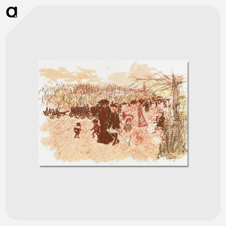 アートポストカード-Avenue du Bois
 - ピエール ボナール Postcard.