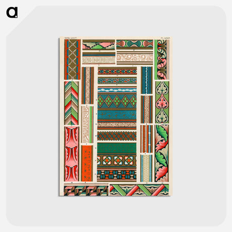 アートポストカード-Nineteenth-Century Ornament
 - 装飾の文法 Postcard.