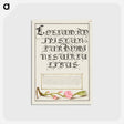 アートポストカード-Almond in Flower from Mira Calligraphiae Monumenta
 - 書道のお手本 Postcard.