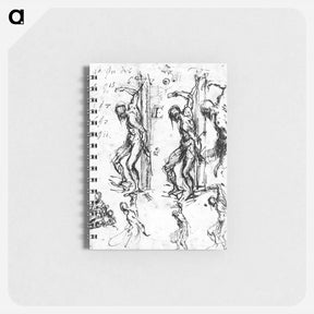 アートメモ帳-Studies of Saint Sebastian - ティツィアーノ ヴェチェッリオ Memo.