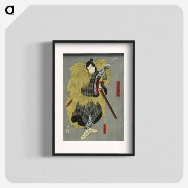 アートポスター-Actor Ichikawa Danjuro VIII in the Play Kanadehon Chushingura
 - 歌川 国貞 Poster.