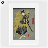アートポスター-Actor Ichikawa Danjuro VIII in the Play Kanadehon Chushingura
 - 歌川 国貞 Poster.