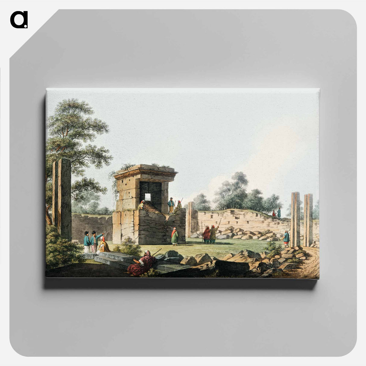 View near Tortosa - View of the Ottoman Empire Canvas.