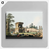 View near Tortosa - View of the Ottoman Empire Canvas.