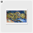 アートポストカード-Four Withered Sunflowers - フィンセント ファン ゴッホ Postcard.